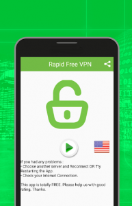 اسکرین شات برنامه Rapid Free VPN 4