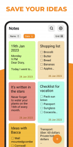 اسکرین شات 1 برنامه Notes, to-do lists