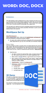 اسکرین شات 4 برنامه All Document Reader: PDF, Word