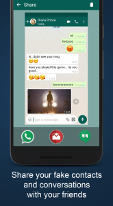 اسکرین شات برنامه Fake Chat WhatsMock Text Prank 7