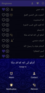 اسکرین شات 3 برنامه Islamic Ringtones and Songs