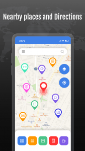 اسکرین شات 4 برنامه GPS Maps & Location Tracker