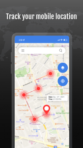 اسکرین شات 1 برنامه GPS Maps & Location Tracker