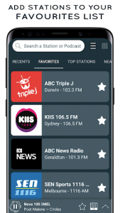 اسکرین شات برنامه Radio Australia: Online Radio & FM Radio App 3