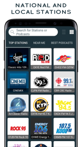 اسکرین شات 5 برنامه Radio Canada: Radio Player App