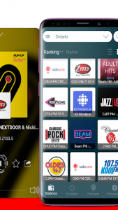 اسکرین شات برنامه Radio Canada - Internet Radio App 2