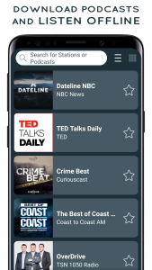 اسکرین شات 4 برنامه Radio Canada: Radio Player App