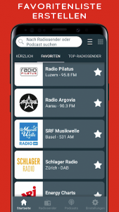 اسکرین شات برنامه Radio Swiss - Radio Online 3