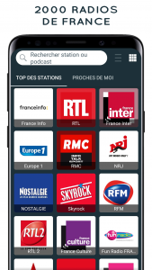 اسکرین شات 1 برنامه Radio France - Live Radio FM