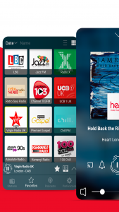 اسکرین شات برنامه Radio UK - online radio player 1