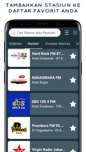اسکرین شات 3 برنامه Radio Streaming Indonesia