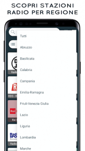اسکرین شات برنامه Radio Italia: Online Radio Streaming 6