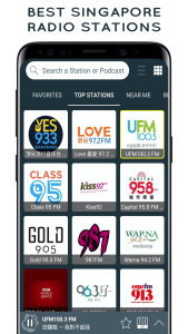 اسکرین شات 1 برنامه Radio Singapore - online radio