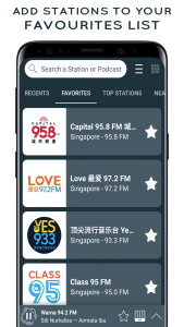 اسکرین شات 3 برنامه Radio Singapore - online radio