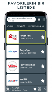 اسکرین شات 3 برنامه Radio Turkey - Online Radio
