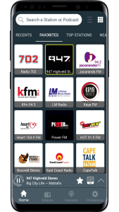 اسکرین شات 2 برنامه Radio South Africa - FM Radio