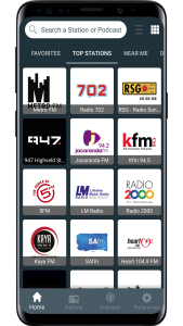 اسکرین شات 1 برنامه Radio South Africa - FM Radio