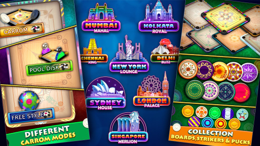 اسکرین شات 7 بازی World Of Carrom :3D Board Game