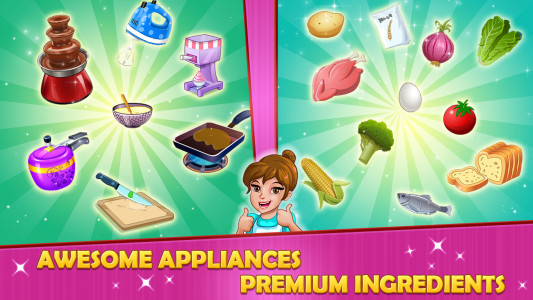 اسکرین شات 5 بازی Kitchen story: Food Fever Game