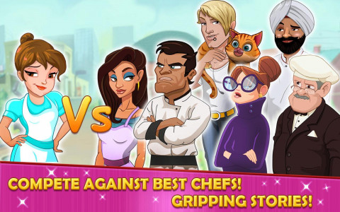 اسکرین شات بازی Kitchen story: Food Fever Game 2