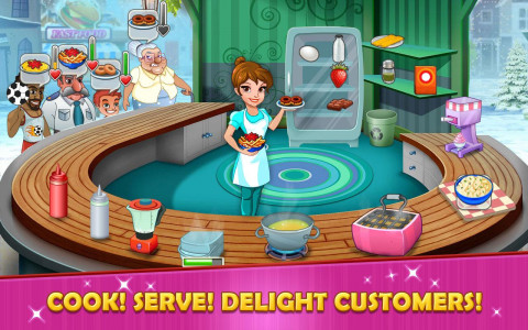 اسکرین شات بازی Kitchen story: Food Fever Game 1