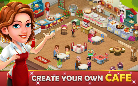 اسکرین شات بازی Cafe Tycoon – Cooking & Fun 1