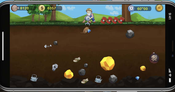 اسکرین شات بازی Gold Miner Traditional 2