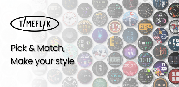 اسکرین شات 2 برنامه TIMEFLIK Watch Face