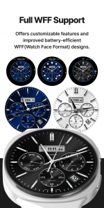 اسکرین شات 2 برنامه TIMEFLIK Watch Faces