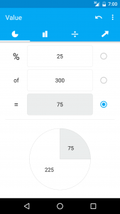 اسکرین شات برنامه Percentage Calculator 1