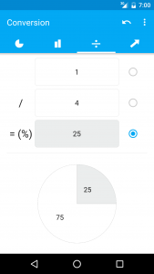 اسکرین شات برنامه Percentage Calculator 3