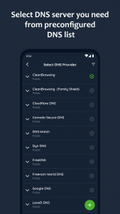 اسکرین شات 2 برنامه DNS Changer - IPv4 & IPv6