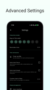 اسکرین شات 7 برنامه Goodtime: Pomodoro Timer