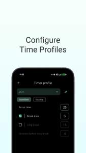 اسکرین شات 4 برنامه Goodtime: Pomodoro Timer