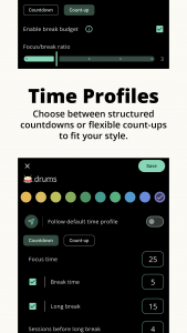 اسکرین شات برنامه Goodtime Pomodoro Timer & Flow 3