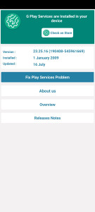 اسکرین شات برنامه Fix Error About Play Services 1