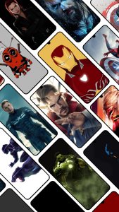 اسکرین شات 2 برنامه Superheroes Wallpapers