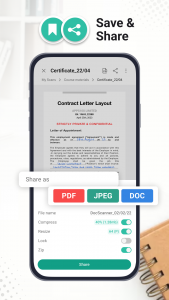 اسکرین شات برنامه PDF Scanner - Document Scanner 4