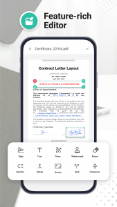 اسکرین شات برنامه PDF Scanner - Document Scanner 6