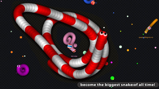 اسکرین شات 2 بازی Slink.io - Snake Games