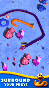 اسکرین شات 4 بازی Slink.io 3D: Fun IO Snake Game