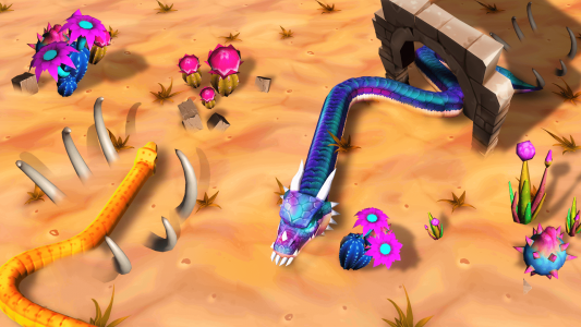 اسکرین شات 7 بازی Slink.io 3D: Fun IO Snake Game