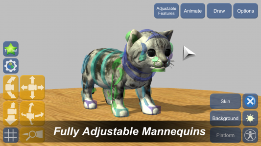 اسکرین شات برنامه 3D Mannequins 3