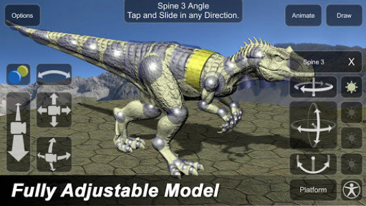 اسکرین شات برنامه Allosaurus Mannequin 1