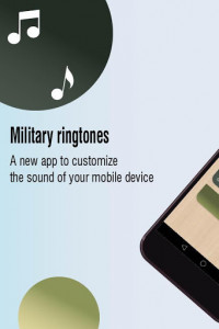 اسکرین شات برنامه military ringtones for phone, military sounds 1