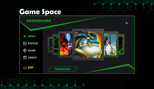 اسکرین شات برنامه GreenShark Game Space 1