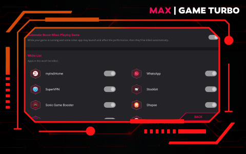 اسکرین شات برنامه Max Game Turbo 4