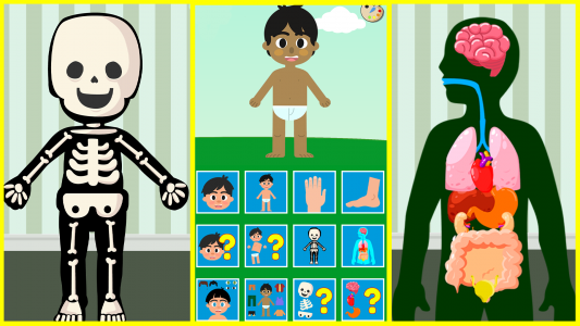 اسکرین شات 2 بازی Body Parts for Kids