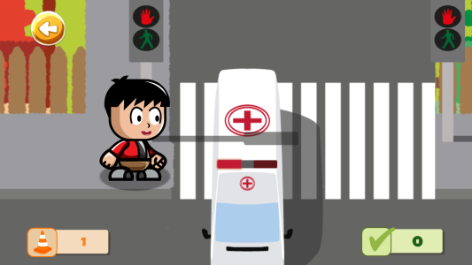 اسکرین شات 6 بازی Traffic rules for children