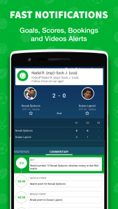 اسکرین شات برنامه Skores - Live Scores 3